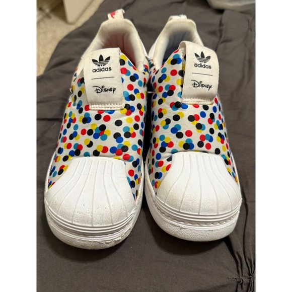 Adidas Disney X Superstar 360 I  Adidas‎ x Disney Superstar 360 I Mickey Minnie Polka Dot Sneakers Kids
